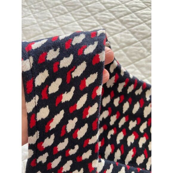 Eri + Ali Peplum Top Red, Blue White Knit Size XS - Picture 5 of 11